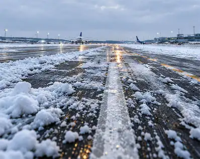 Airport Runway Solid Potassium Acetate for Targeted Ice Treatment